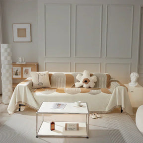 (PAGUE 1, LEVE 2) Capa de Sofá em Chenille com Dupla Face Diana + BRINDE: Tapete de Sala