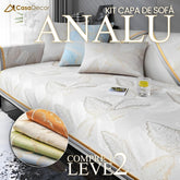 [Pague 1, Leve 2] Capa de Sofá Analu (O Carinho Que Transforma Seu Sofá!) + BRINDE: 2 Almofadas