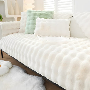 [Pague 1, Leve 2] Capa de Sofá Nara (Toque Suave e Sofisticado para Seu Lar!) + BRINDE: 2 Almofadas