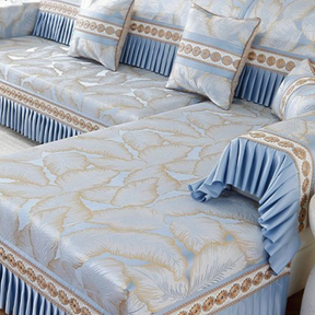 [Pague 1, Leve 2] Capa de Sofá Venezia (Toque de Charme Italiano pra Sua Sala!) + BRINDE: 2 Almofadas