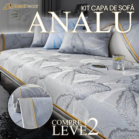 [Pague 1, Leve 2] Capa de Sofá Analu (O Carinho Que Transforma Seu Sofá!) + BRINDE: 2 Almofadas