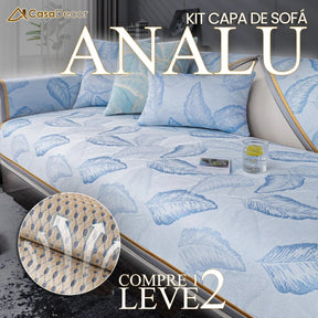 [Pague 1, Leve 2] Capa de Sofá Analu (O Carinho Que Transforma Seu Sofá!) + BRINDE: 2 Almofadas