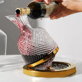 Decanter de Vinho Recipiente de Vidro Cristal Decantador