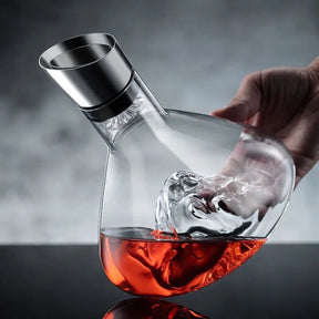 Decanter de Vinho Vidro Iceberg Aerador