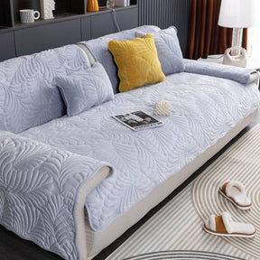 [Pague 1, Leve 2] Capa de Sofá Palmira (A Delicadeza Inspirada nas Folhas!) + BRINDE: 2 Fronhas