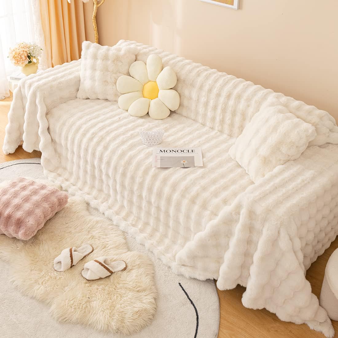 [Pague 1, Leve 2] Capa de Sofá Anabella (Transforme Suas Noites com Estilo!) + BRINDE: 2 Fronhas